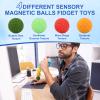 Silicone Magnetic BallsFidget ToysGift for Teenage , Fun Textures Magnetic Balls Gift fo Novelty Toy Gift for Kids or Adults(4PCS) view 4