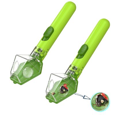 Bug Catcher for Kids, Insect Trap Kit with 6X Magnifier Glass - STEM Educational Exploration Tool for Indoor and Outdoor,Christmas Birthday Gifts Toys for Adults, Boys, and Girls(Green 2PCS)