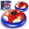 2PCS Soccer Toys for Boys 4-6 Hover Soccer Ball Indoor Gifts for Kids Toys, Birthday for 4 5 6 7 8 9 10 Year, Football Toy Games Gift for Boys Age 6-8, 8-12 with LED Lights Foam Bumper view 1