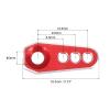 MECCANIXITY 3pcs Aluminum Alloy 1/18 25T Steering Servo Arm Horn Red for DIY RC Car/Boat/Airplane Boat Accessories view 2