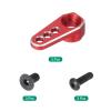 MECCANIXITY 3pcs Aluminum Alloy 1/18 25T Steering Servo Arm Horn Red for DIY RC Car/Boat/Airplane Boat Accessories view 3