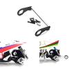 Aluminum Alloy Rear Shock Tower Shock Damper Mount for Tamiya CW-01 Chassis Lunch Box 1/12 RC Car Parts New view 2