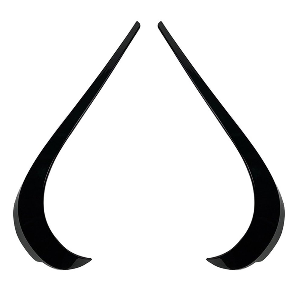 2Pcs Black Car Front Bumper Spoiler Lip Splitter Trim ABS For Mercedes For Benz For GLA-Class GLA220 250 X156 2017 2018 2019