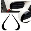 2Pcs Black Car Front Bumper Spoiler Lip Splitter Trim ABS For Mercedes For Benz For GLA-Class GLA220 250 X156 2017 2018 2019 view 3