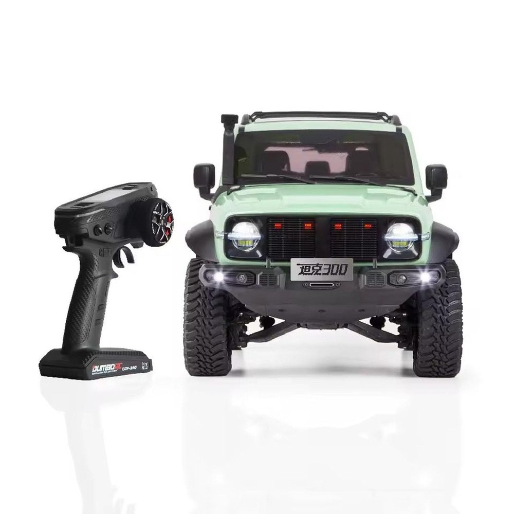 TOUCAN RC HOBBY 1/8 Tank300 Competitive Edition Remote Control Rock Crawler AWD 2WD Metal Drive Shaft Threaded Coilover Shocks for Adult