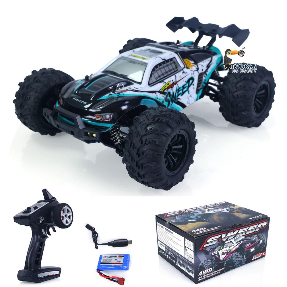 TOUCAN RC HOBBY 70KM/H High Speed Model 16101PRO 1/16 Remote Control Monster Truck RC Off-Road Car 2847 Brushless Motor Metal Differntial for Adult