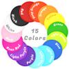 200-1000 Custom Plastic Poker Chips, Drink Token Chips Personalized Double Sided Full Color Printing with Logo Image Text, Custom Tokens for Bar, Party, Business Cards and Promotions (Rose Red) view 3