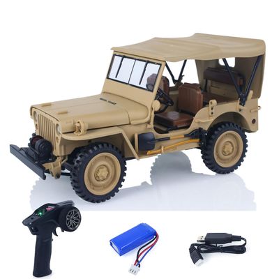 TOUCAN RC HOBBY HG 1/14 2.4GHZ Open-top Remote Control Military Car HG4 58 RC Off Road Vehicle 4WD Combat Models 2Speed Radio for Ages 15+