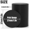 200-1000 Custom Plastic Poker Chips, Drink Token Chips Personalized Double Sided Full Color Printing with Logo Image Text, Custom Tokens for Bar, Party, Business Cards and Promotions (Black) view 2