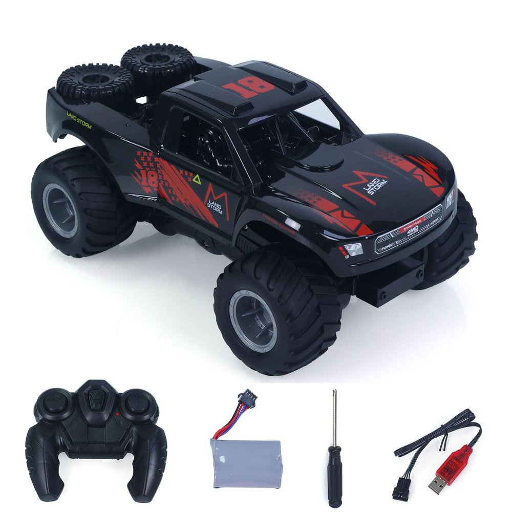 TOUCAN RC HOBBY 44 RC Off Road Vehicle Q156 1/16 Radio Control 360 Rotation Waterproof Stunt Car All Terrain Amphibious Vehicle Ready to Go for Adult