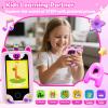 Kids Phone for Girl Toys, Christmas Birthday Gift for Girls Age 3-10, Toddler Learning Toys Phones, 2.8" Touchscreen Kids Smart Phone with Dual Camera, Game, MP3 Player, 32GB Card & Unicorn Bag Pink view 3