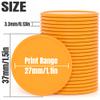 200-1000 Custom Plastic Poker Chips, Drink Token Chips Personalized Double Sided Full Color Printing with Logo Image Text, Custom Tokens for Bar, Party, Business Cards and Promotions (Orange) view 2