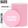 200-1000 Custom Plastic Poker Chips, Drink Token Chips Personalized Double Sided Full Color Printing with Logo Image Text, Custom Tokens for Bar, Party, Business Cards and Promotions (Pink) view 2