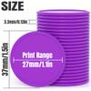 200-1000 Custom Plastic Poker Chips, Drink Token Chips Personalized Double Sided Full Color Printing with Logo Image Text, Custom Tokens for Bar, Party, Business Cards and Promotions (Light Purple) view 2