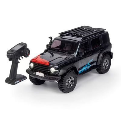 TOUCAN RC HOBBY 1:8 RC Off Road Vehicle Tank 300 CMED Type Electric Climbing Car Crawler Model Four Wheel Drive Axle Lock 2Speed Gearbox Light for Adult