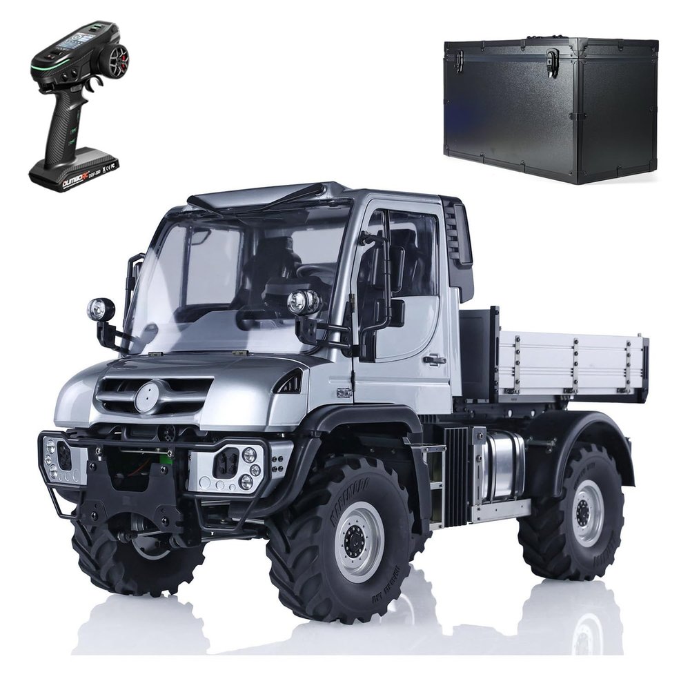 TOUCAN RC HOBBY UNI U423 4X4 1/10 RC Rock Crawler Cars 2Speed Gearbox Remote Control Off-Road Vehicles with Winch Light Sound 540 Brushed Motor for Adult