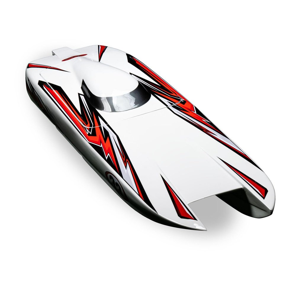 TOUCAN RC HOBBY Kevlar Prepainted Boat Hull for RC Racing Boat E33 Wireless Control Electric Speedboat Model Only for Advanced Player for Adult
