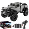 Hanll 1/18 Scale RC Pickup Truck with Realistic Body Design, LED Headlights, Powerful 4WD Off-Road Crawler with 370 Brushed Motor, Great Choice for RC Enthusiasts and GiftingGrey view 1