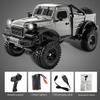 Hanll 1/18 Scale RC Pickup Truck with Realistic Body Design, LED Headlights, Powerful 4WD Off-Road Crawler with 370 Brushed Motor, Great Choice for RC Enthusiasts and GiftingGrey view 3