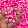 Large Pink Strawberry Polymer Clay Sprinkles, Inedible Fruit Slice for Nail Art, Faux Miniature Fruit for Crafts (15 gram Bag) view 2