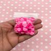 Large Pink Strawberry Polymer Clay Sprinkles, Inedible Fruit Slice for Nail Art, Faux Miniature Fruit for Crafts (15 gram Bag) view 4