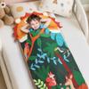 Kids Sleeping Bag Thick Cute Slumber Bag for Kids 2 in 1 Animal Toddler Nap Mat for Boys and Girls Portable Soft Cozy School Mat for Daycare Preschool Kindergarten view 4