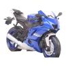 1/18 Scale Mini Welly 2020 Yamaha YZF R6 Super Racing Bicycle Die Casting Model Vehicle view 1