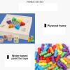 60Pcs Wood Chess Pieces Strategy Board Game Chess Pieces Replacement Wood Pegs for Board Game and Other Game Enduring view 4