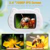 2.4" Screen Pocket Kids Microscope: 1000X Handheld Microscope for Photo and Video - Portable Science Kits STEM Toys  Christmas/Birthday Gifts for Girls & Boys Ages 3-12(White) view 3