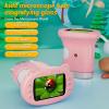 2.4" Screen Pocket Kids Microscope: 1000X Handheld Microscope for Photo and Video - Portable Science Kits STEM Toys  Christmas/Birthday Gifts for Girls & Boys Ages 3-12(Pink) view 2