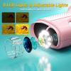 2.4" Screen Pocket Kids Microscope: 1000X Handheld Microscope for Photo and Video - Portable Science Kits STEM Toys  Christmas/Birthday Gifts for Girls & Boys Ages 3-12(Pink) view 4