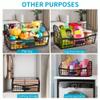 AIDILI Dog Toy Basket, Dog Toy Storage Durable Chew Pet Toy Bin for Pet-Friendly Access Pet Toy Basket with Handles, Foldable view 4