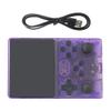 Bryzantine New 3.5 inch IPS Screen R40S PRO Mini Handheld Game Console, Built in 30000 + Games, with 256GB TF Memory, with Type-C Charging Cable, Great Gift for Friend - Purple view 1