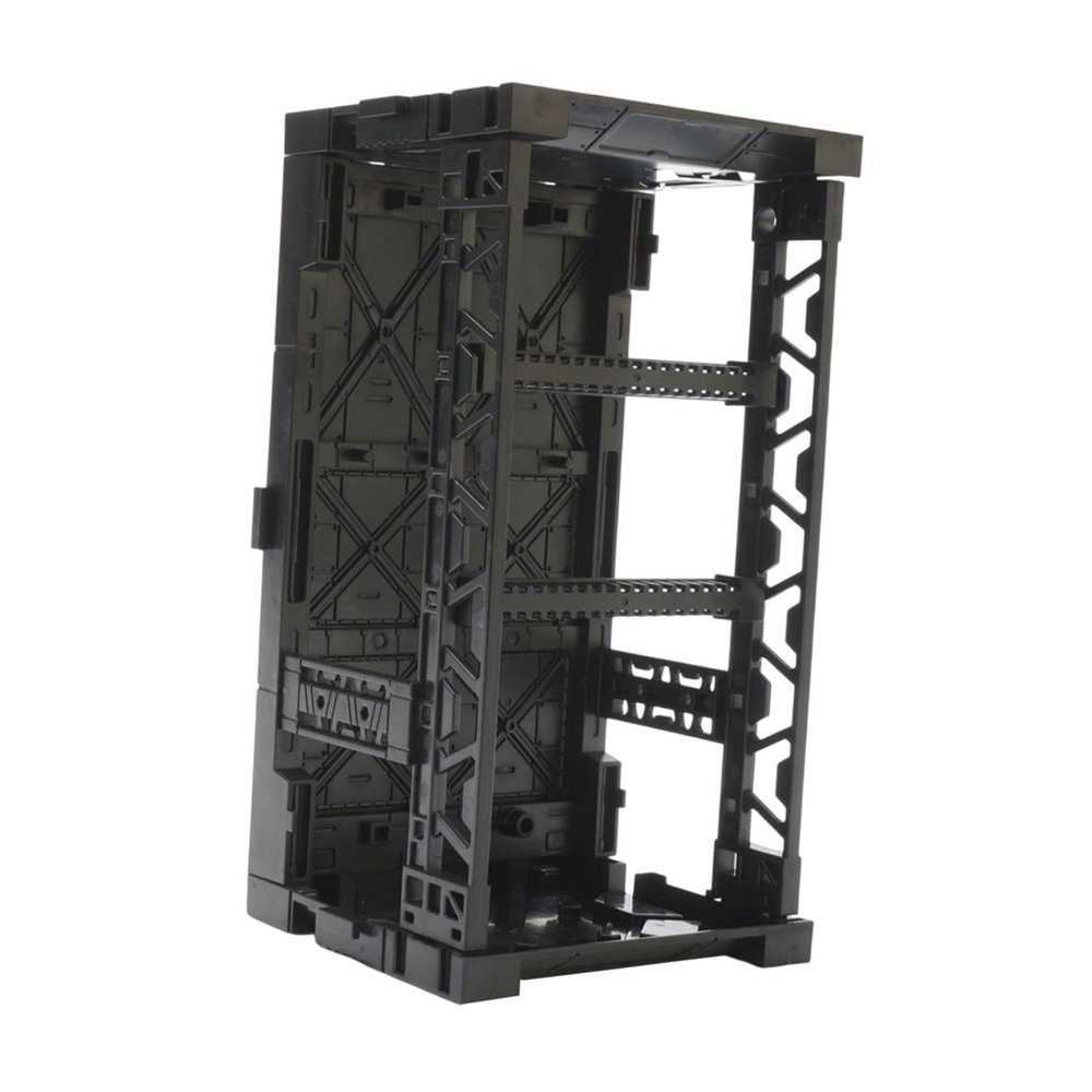predolo Anime Figure Display Stand Box with Lid Showcase Interlocking Display Base 5.5x9x18.8cm