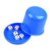Bar & Family Dice Cup  Leather Dice Shaker, Classic Dice Roller Cup | Portable Dice Game Kit with 5 Dice, Multifunctional Comppact Travel Pack for Parties & Game Nights, Backgammon & Liars Dice view 1