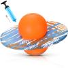 WinnerWhy Pogo Trick Ball for Kids, Up to 160lbs, Pogo Stick Jumper for Boys Girls Balance Bounce Board Ball with Pump Safe Fun Indoor Outdoor Gift Toy for Christmas(Orange, Blue,Fashion Style) view 1