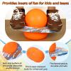 WinnerWhy Pogo Trick Ball for Kids, Up to 160lbs, Pogo Stick Jumper for Boys Girls Balance Bounce Board Ball with Pump Safe Fun Indoor Outdoor Gift Toy for Christmas(Orange, Blue,Fashion Style) view 3