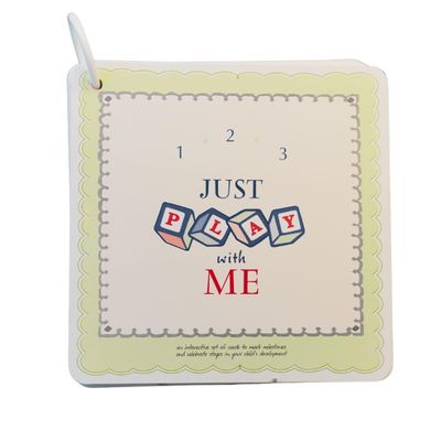 1-2-3 Just Play with Me. Play Based Baby Development Card Set.