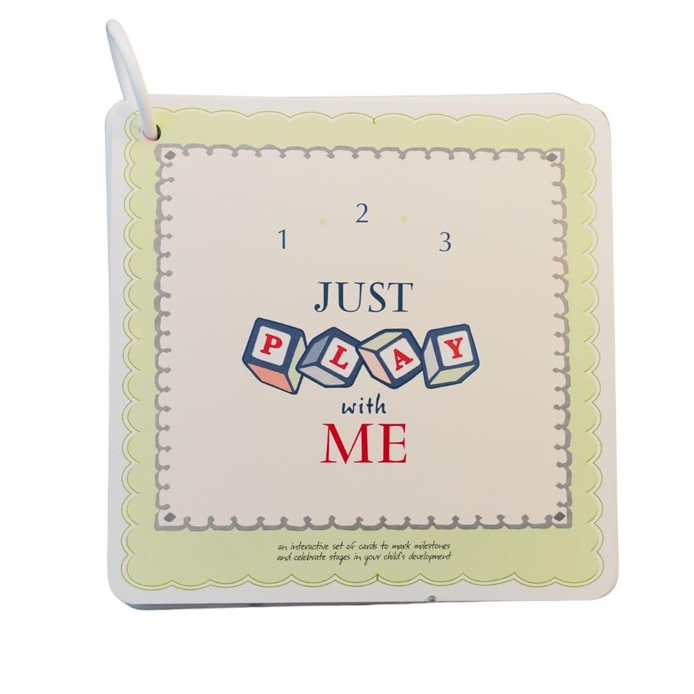 1-2-3 Just Play with Me. Play Based Baby Development Card Set.