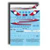 26Decals STS44425 1/144 Dan-Air London 727-200 Screen Printed Decal for Plastic Model kit view 1