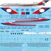 26Decals STS44425 1/144 Dan-Air London 727-200 Screen Printed Decal for Plastic Model kit view 2