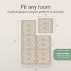 Eeveve Kilim Baby Play Mat  Soft, Non-Toxic EVA Tiles  4x6 ft  Multiple Colors (Truffle) view 3