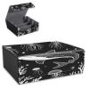 ETLKJVBL for MTG Deck Box Organizer, Trading Card Storage Box for 1800+, Whale Shark and Jellyfish Protective Case for MTG commander deck, Ideal for TCG Games and Card Collectors view 1