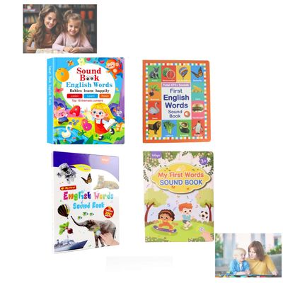 First English Words Sound Book, My First English Sound Toy  470+ Words, 21 Themes, Speak and Spell, Fun Word Game, Juguete Educativo for Educational Language(3-6Y) (Four)
