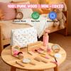Wooden Pretend Makeup Kit for Toddlers: Non Toxic Mess Free Play Makeup Toy Set for 2 3 4 Year Old Girls - Perfect Toddler Montessori Toys Christmas Birthday Gift Ideas view 2