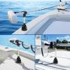 Jiawu Trolling Motor Stabilizer Mount, 180 Degree Adjustable Angle High Strength Support with Sturdy Aluminium Alloy, Replacement for PowerDrive view 3