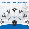 Jiawu Trolling Motor Stabilizer Mount, 180 Degree Adjustable Angle High Strength Support with Sturdy Aluminium Alloy, Replacement for PowerDrive view 4