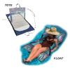 2-in-1 Floating Hammock & Beach Tote, Floating Lounge Chair for Pool, Foldable Multipurpose Float N' Tote Inflatable Water Hammock Pool Floats & Swimming Lounger for Adults (Beige) view 2