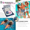 2-in-1 Floating Hammock & Beach Tote, Floating Lounge Chair for Pool, Foldable Multipurpose Float N' Tote Inflatable Water Hammock Pool Floats & Swimming Lounger for Adults (Beige) view 4