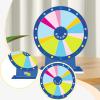 Fancyes Tabletop Prize Turntable Tabletop Fortune Wheel Compact with Pen Rotating Prize Wheels for Fortune Teaching Activity, Style B view 2